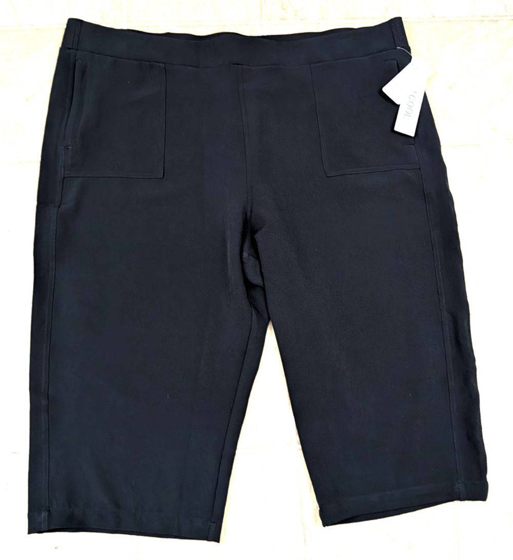 New 32 Degrees Cool sz XXL Capri Pants or Long Shorts black lightweight 0008